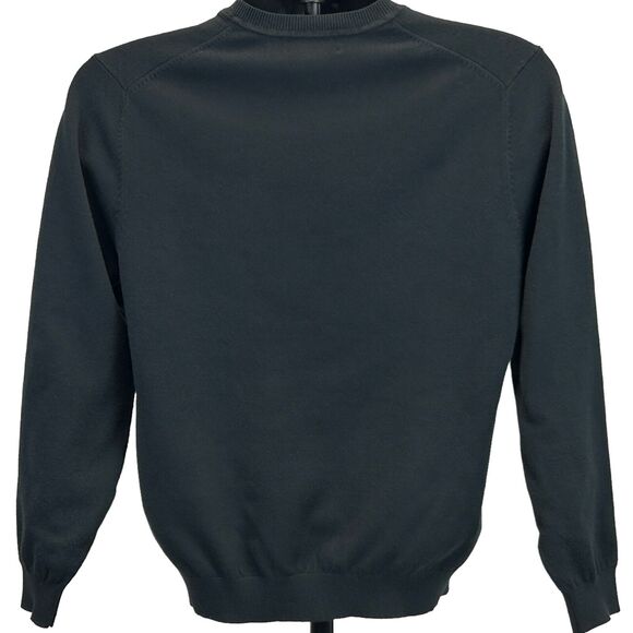 Pepsi Cola V-Neck Sweater Mens Small Black Soda Soft Drink Long Sleeve Lands End - Picture 3 of 7